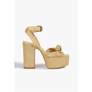 NEW SCHUTZ KHARI PLATFORM SANDAL Size 6 Color Beige